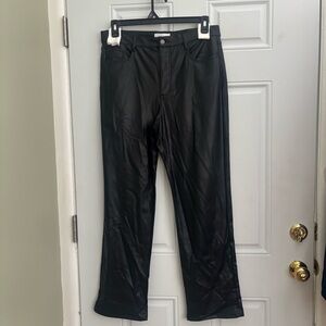 Loft Faux Leather Pants, Size 12